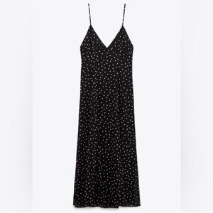 Zara polka dot maxi dress size small, nwt